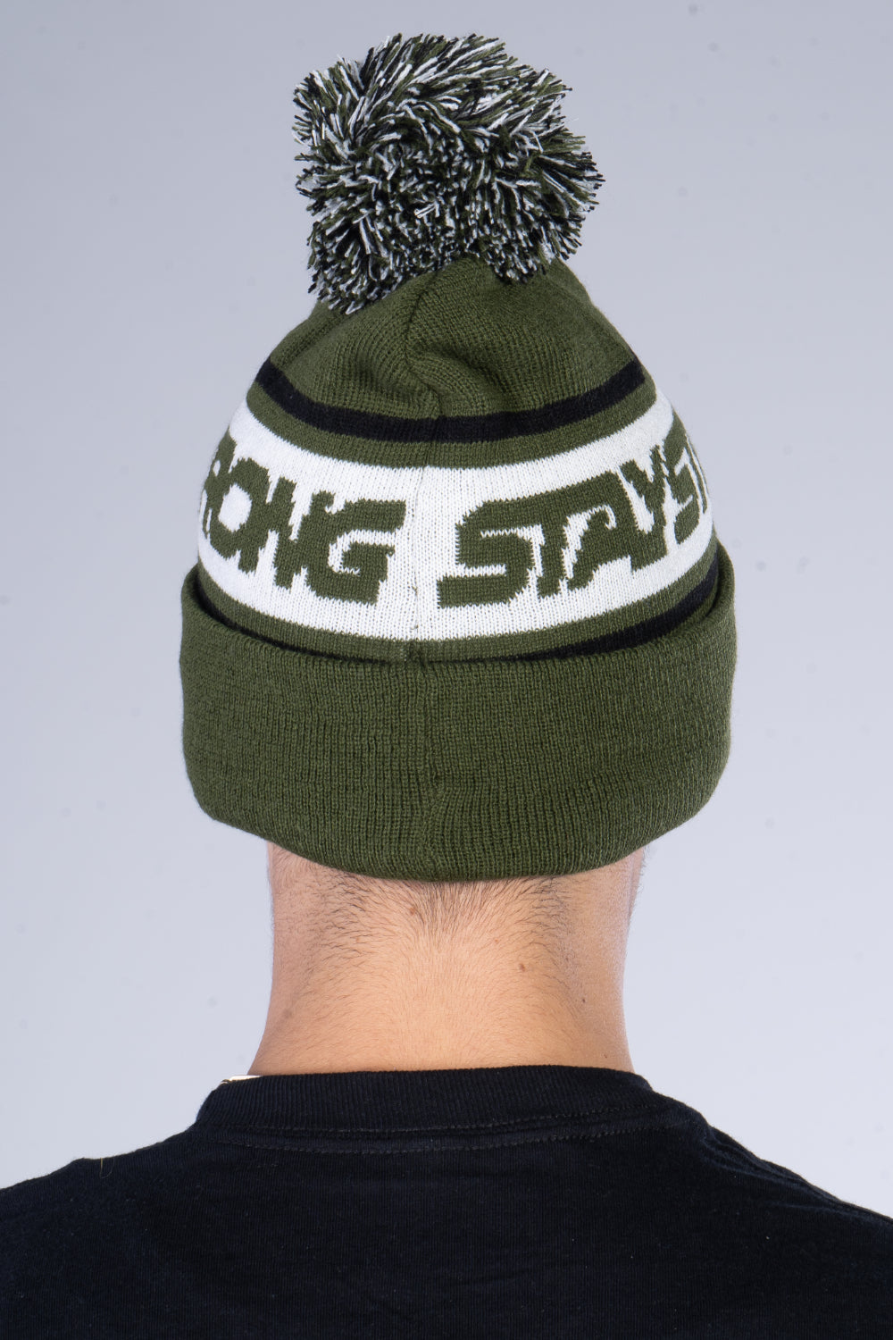 BOBBLE / BEANIE / CUFF / ARMY GREEN