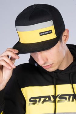 BLOCK / SNAPBACK / HEADWEAR / BLACK/YELLOW