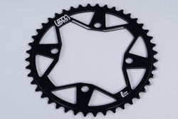 7075 ALLOY / 4 BOLT / CHAINRING / BLACK