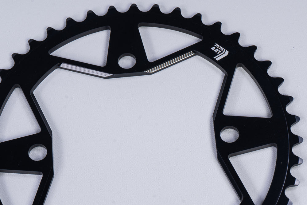 7075 ALLOY / 4 BOLT / CHAINRING / BLACK