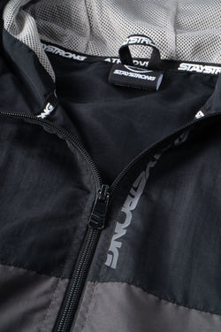 CUT OFF VERTICAL / JACKET / FULL ZIP / BLACK/GREY