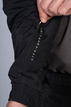 CUT OFF VERTICAL / JACKET / FULL ZIP / BLACK/GREY