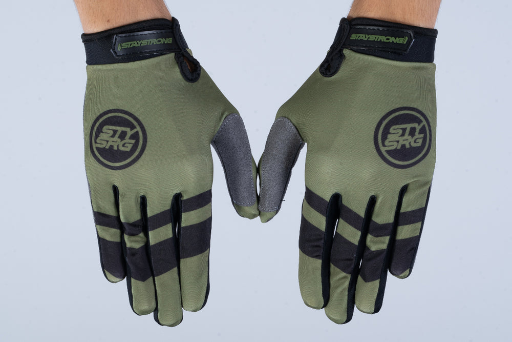 CHEVRON / GLOVES / ADULT / ARMY GREEN