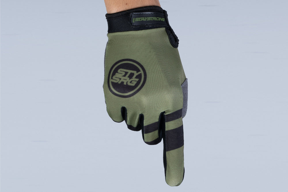 CHEVRON / GLOVES / ADULT / ARMY GREEN