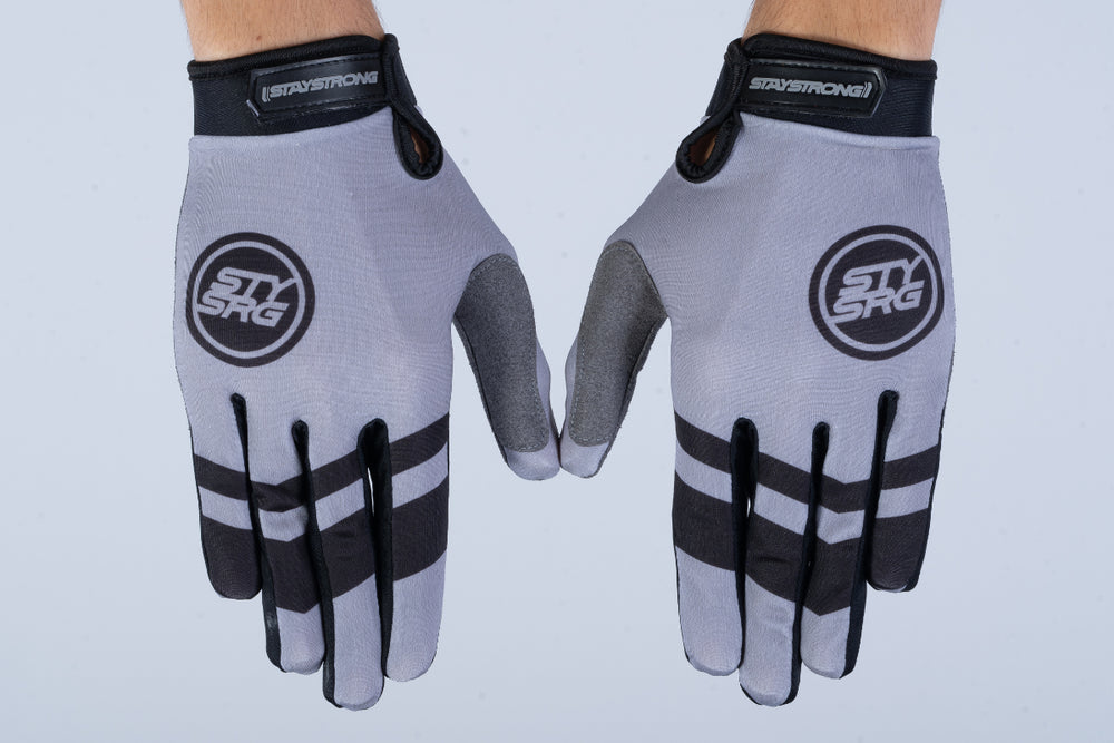 CHEVRON / GLOVES / ADULT / GREY