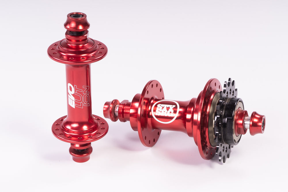 EVOLUTION HUBSET / PRO 36H / PAIR / RED