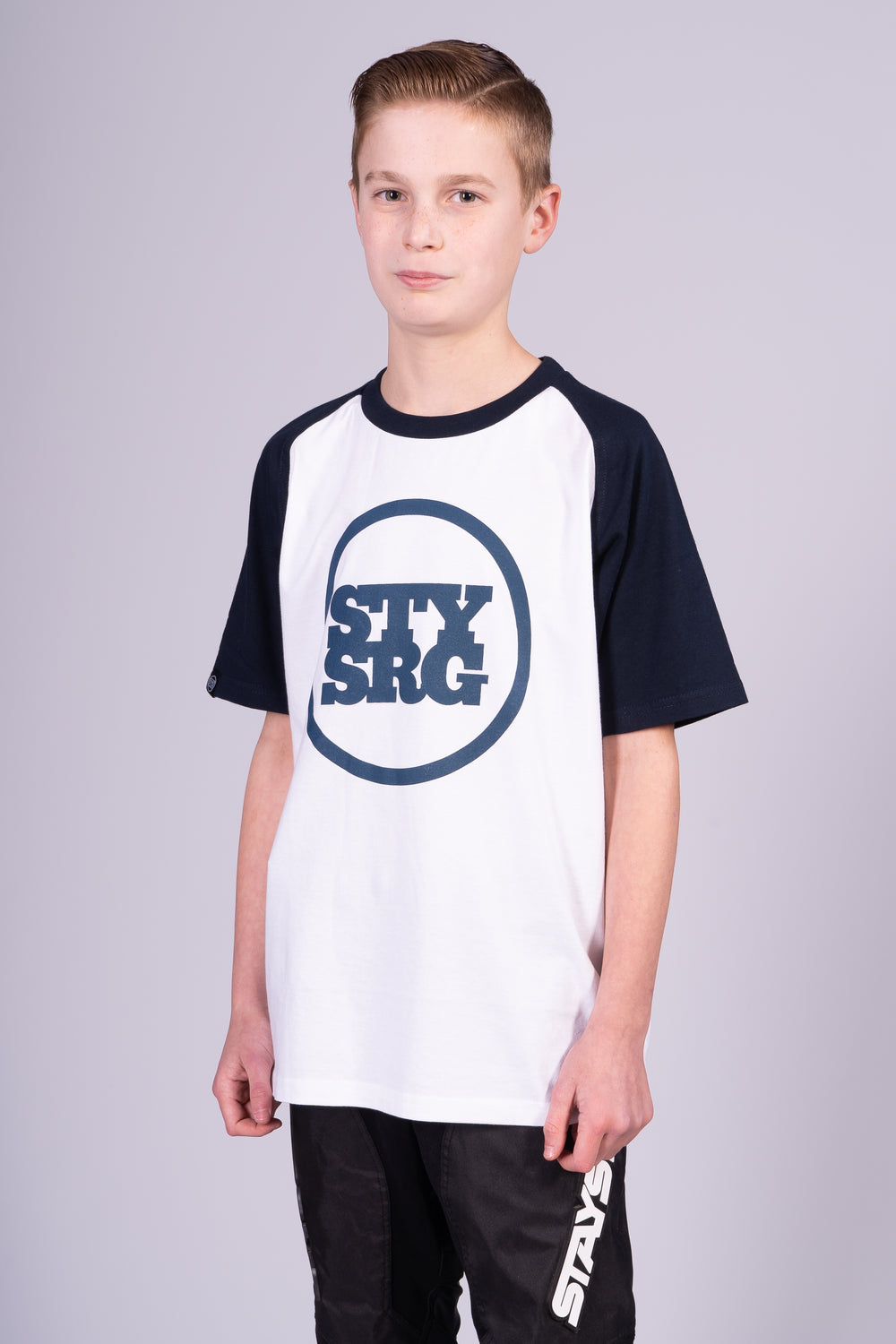 ICON BASEBALL / TEE / KIDS / WHITE/NAVY