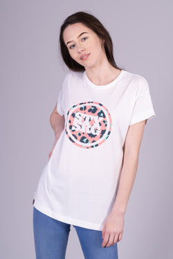 LEOPARD ICON WOMANS / TEE / WHITE