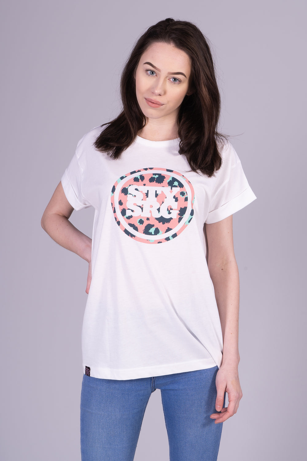 LEOPARD ICON WOMANS / TEE / WHITE