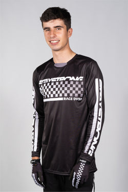 CHECKER / RACE JERSEY / ADULT / BLACK