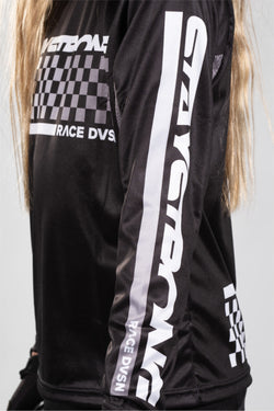 CHECKER / RACE JERSEY / KIDS / BLACK