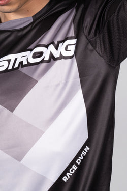 CHEVRON / RACE JERSEY / ADULT / BLACK