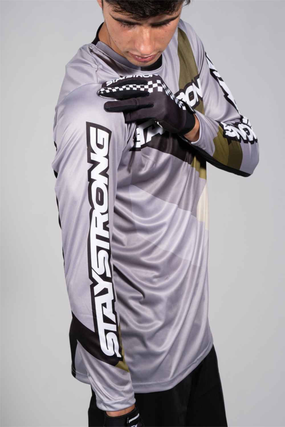 CHEVRON / RACE JERSEY / ADULT / GREY