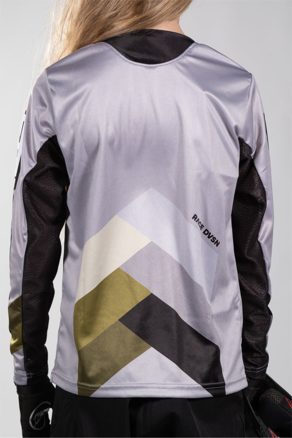 CHEVRON / RACE JERSEY / KIDS / GREY