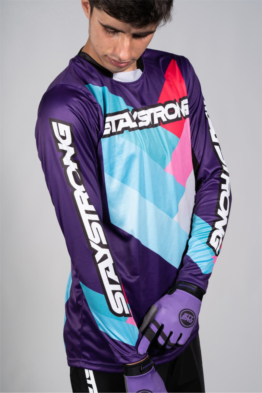 CHEVRON / RACE JERSEY / ADULT / PURPLE