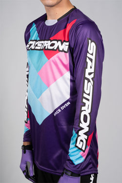 CHEVRON / RACE JERSEY / ADULT / PURPLE