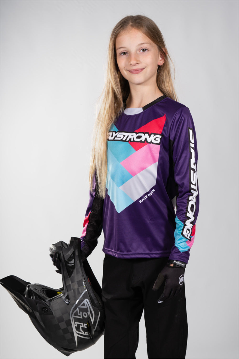 CHEVRON / RACE JERSEY / KIDS / PURPLE