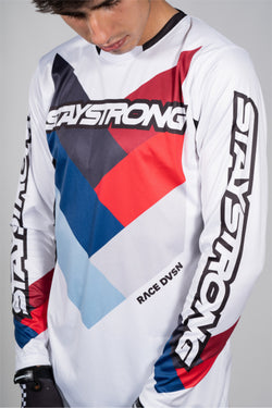 CHEVRON / RACE JERSEY / ADULT / WHITE