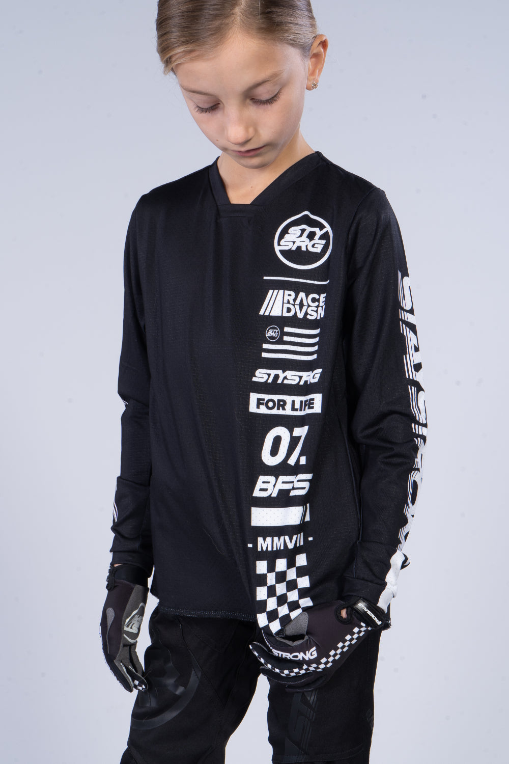 RACE DVSN / RACE JERSEY / KIDS / BLACK