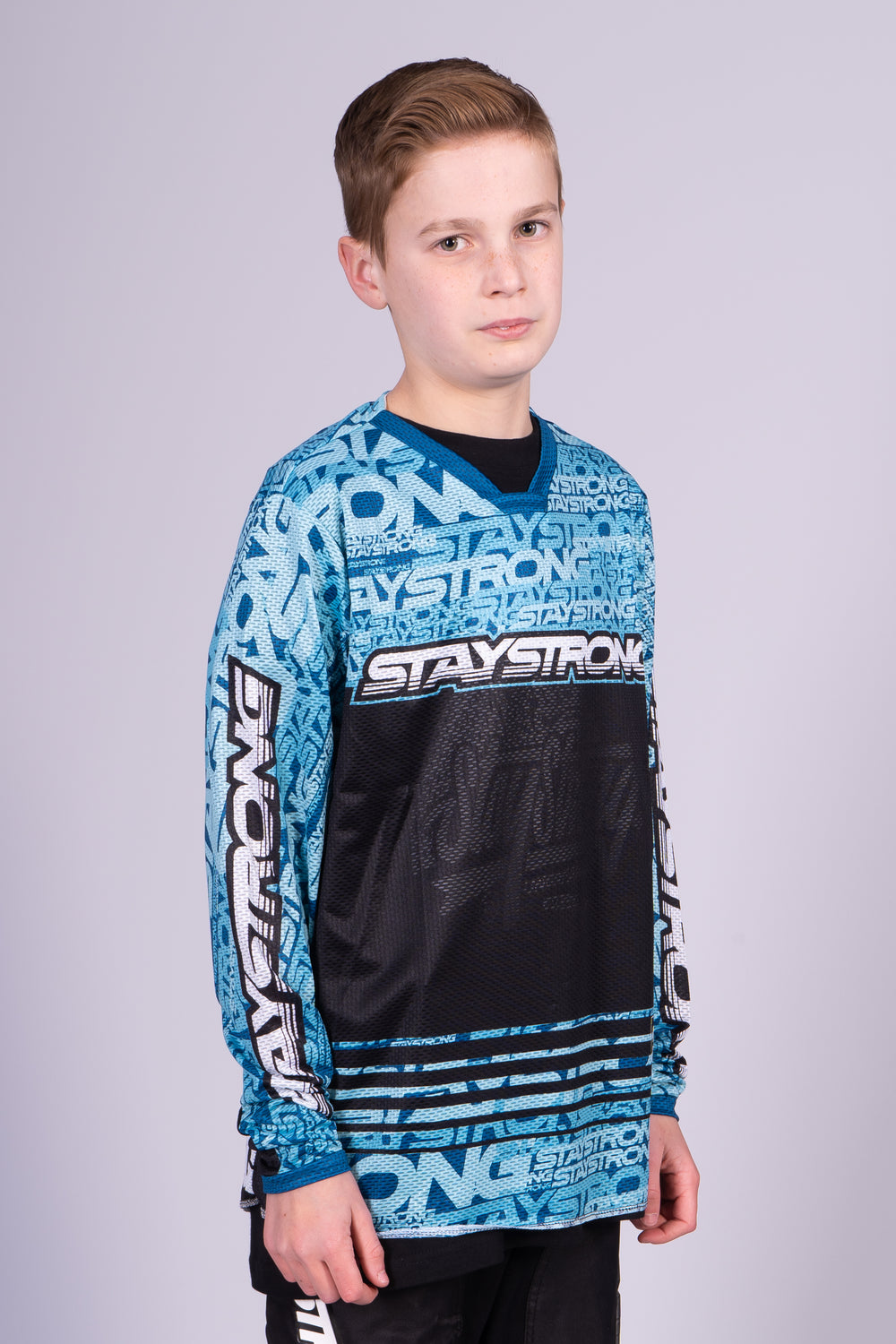 MASH UP / RACE JERSEY / KIDS / TEAL
