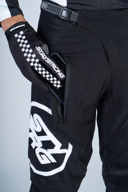 2020 STAY STRONG / RACE PANTS / ADULT / BLACK WHITE