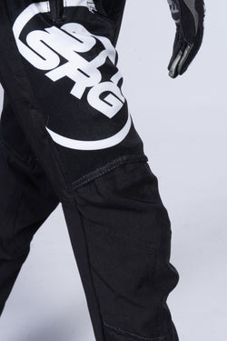 2020 STAY STRONG / RACE PANTS / KIDS / BLACK WHITE