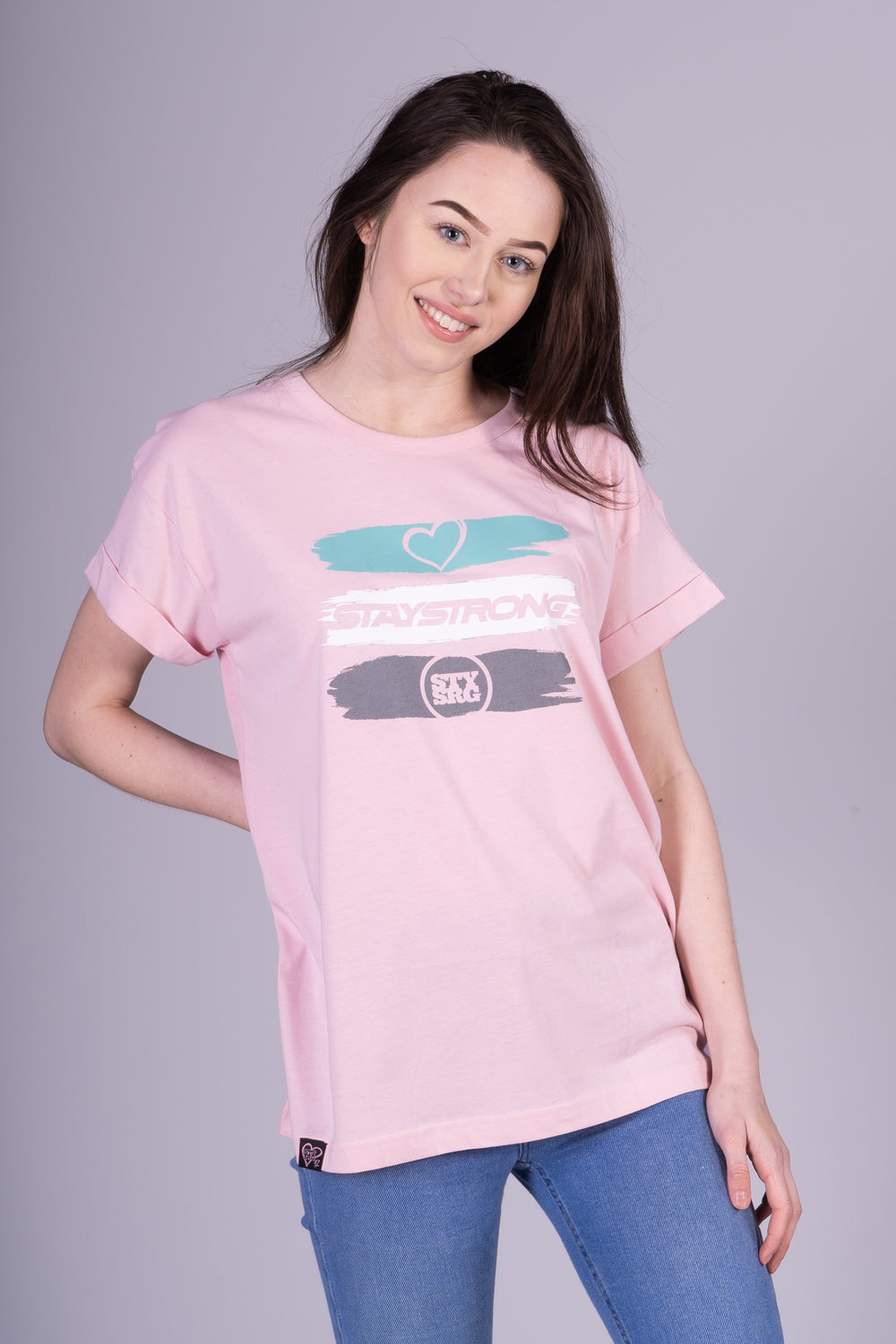 STRIPES WOMANS / TEE / PINK