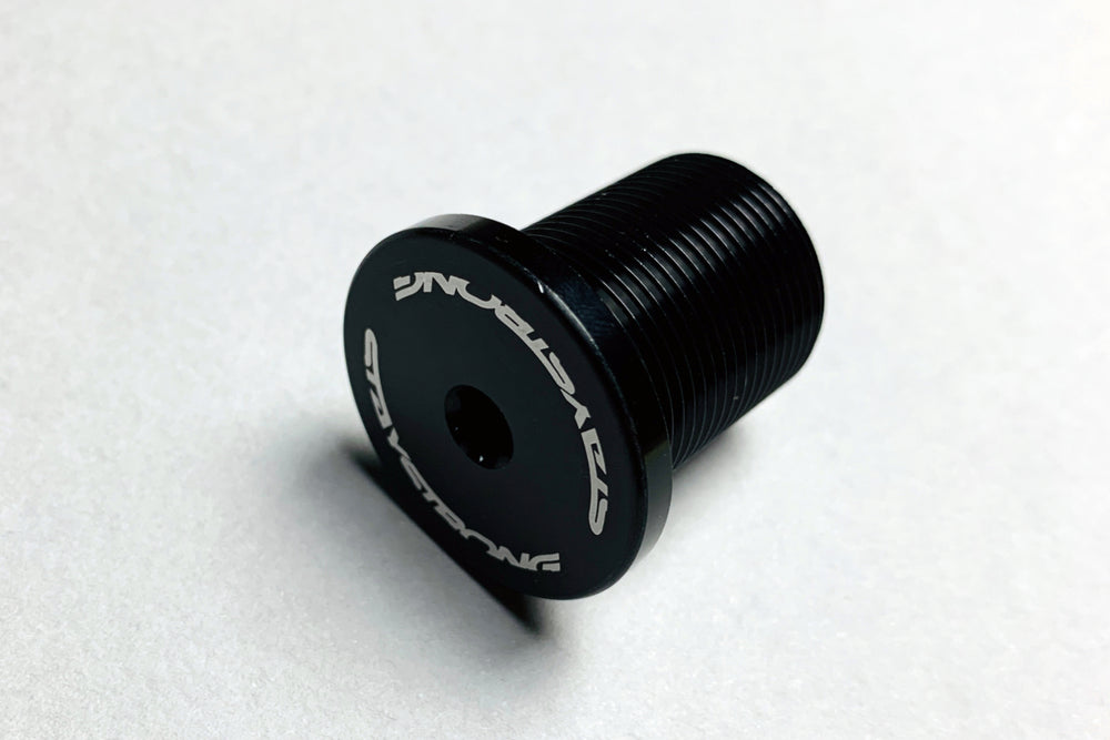 FORK TOP CAP / 1 1/8" / BLACK